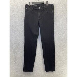 Kut From The Kloth Women's Black Denim Jeans Sienna Skinny Size 12 Cotton Blend